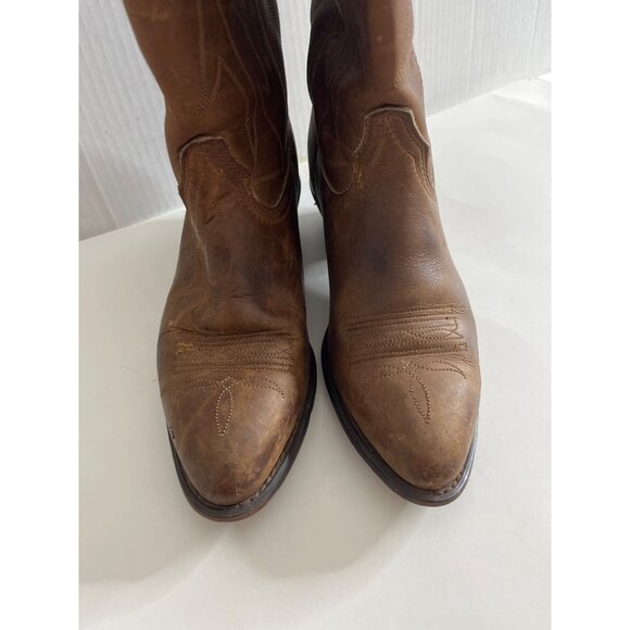 Durango Women's Cowboy‎ Boots Brown Leather Distressed Slouch Boots Size 7.5 - Picture 6 of 10